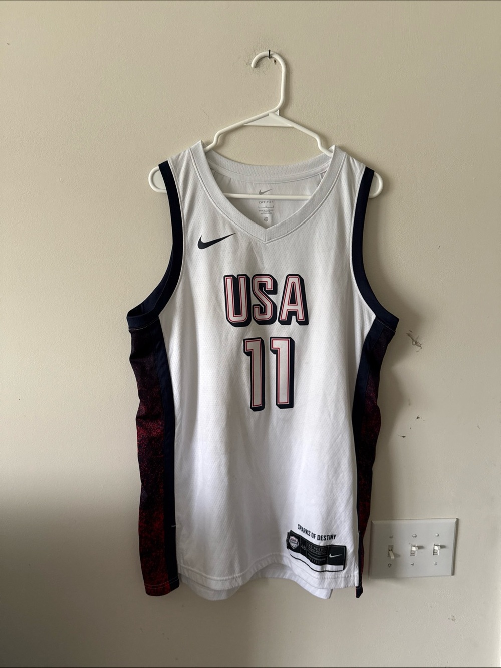 Men’s Nike Joel Embiid #11 Team USA 2024 Paris Olympics Jersey Sz 48 - RARE